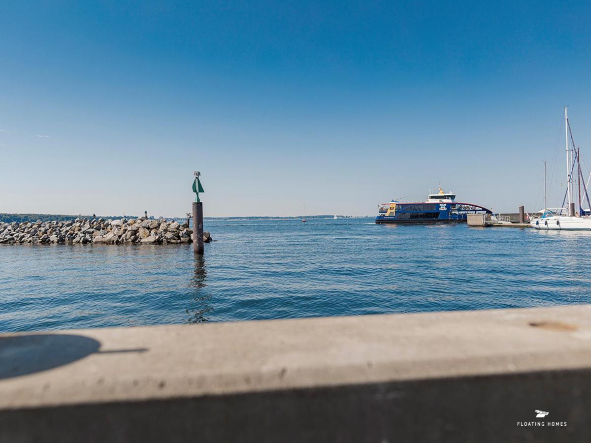 Hausboot Kielwasser Fh-La 03 Laboe Bagian luar foto