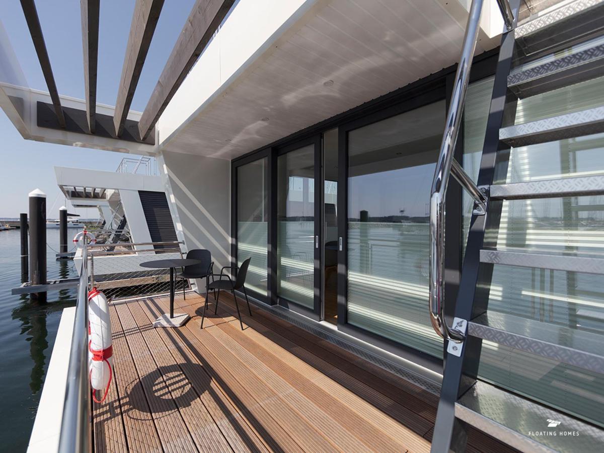 Hausboot Kielwasser Fh-La 03 Laboe Bagian luar foto